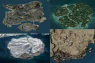Maps in PUBG Mobile (Image via Sportskeeda)